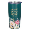 Travel Mug - Be Still Green Floral
